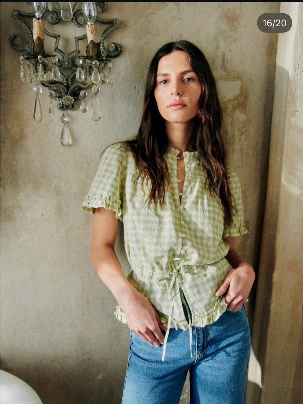 SHENALI SHIRT size 4. In pattern sun embroidered - Picture 3 of 8
